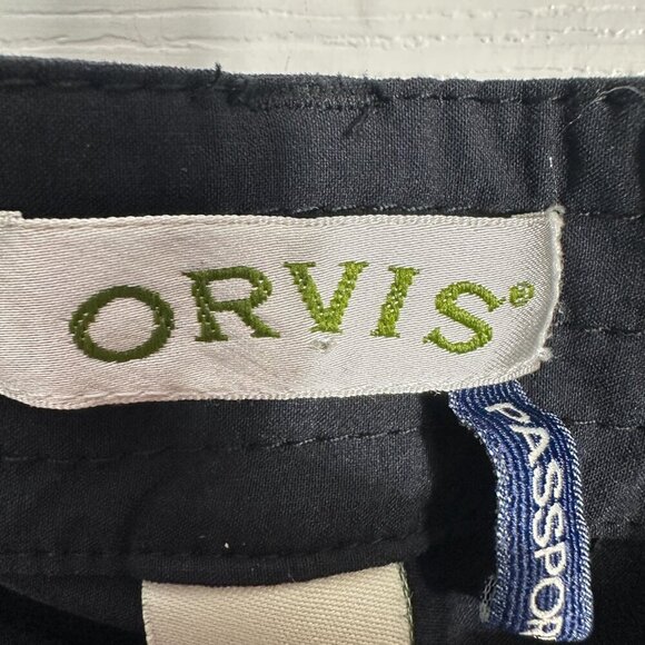 Orvis Passport capris, size 20, black, pockets, adjustable toggles at hems - Picture 3 of 12